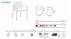کاتالوگ صندلی دسته دار نظری مدل دژاوو N807