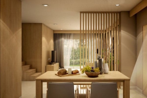 طراحی داخلی منزل با چوب
