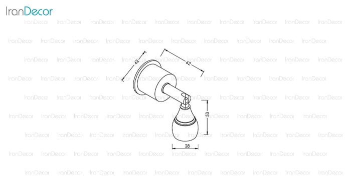 چراغ بالا تابلویی مدل L3031 از سان مون