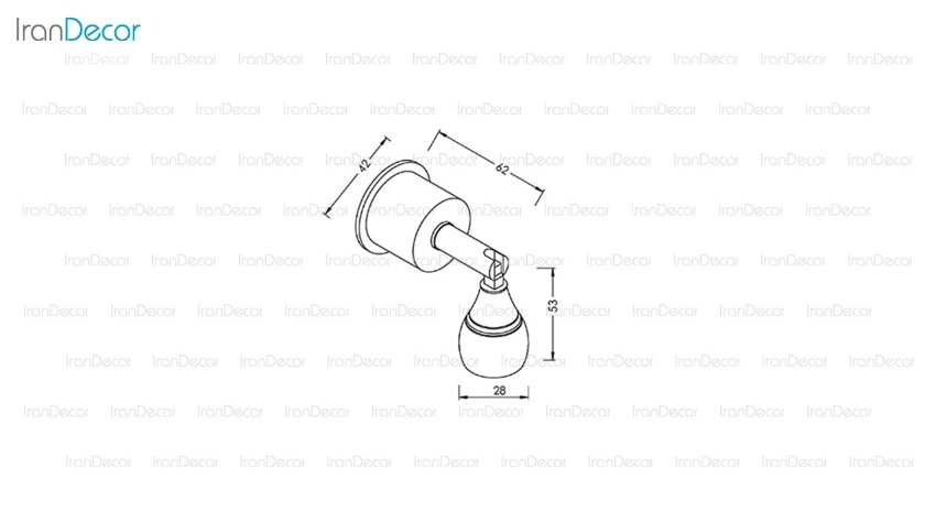 چراغ بالا تابلویی مدل L3031 از سان مون