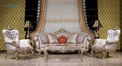 سرویس مبلمان کلاسیک مدل روما از ژیگس
