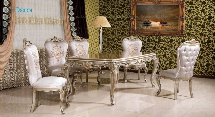 سرویس مبلمان کلاسیک مدل روما از ژیگس