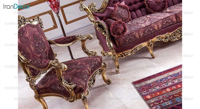 سرویس مبلمان استیل مدل آیسا‌ن کد 5 از نیک آذین