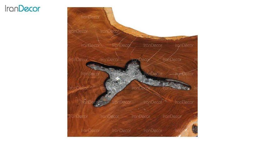 میز عسلی چوبی مدل روستیک کد T003