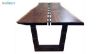 میز غذاخوری 8 نفره چوبی مدل روستیک کد A004
