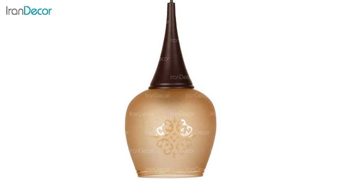 چراغ آویز چشمه نور مدل G551/1H-BR قهوه ای