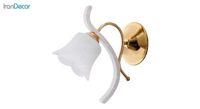 چراغ دیواری  چشمه نور مدل 888/1W-WT طلایی