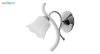 چراغ دیواری  چشمه نور مدل 888/1W-WT استیل