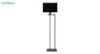 آباژور ایستاده چوبی مدل آرام ML7026/03 مشکی