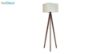 آباژور ایستاده چوبی مدل آرام ML7024/23 کرم