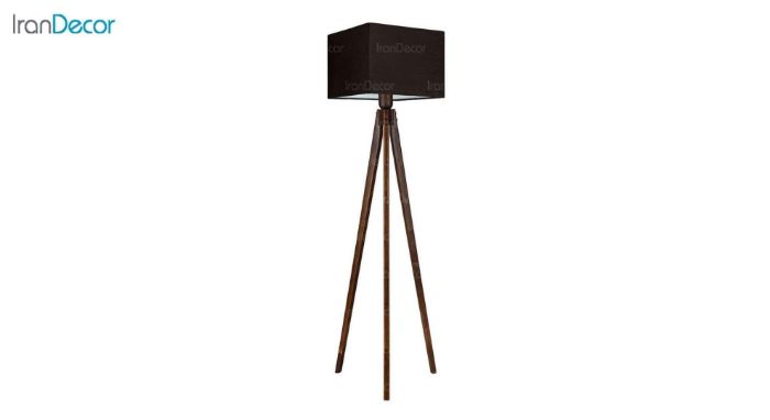 آباژور ایستاده چوبی مدل آرام ML7024/23 قهوه ای