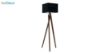 آباژور ایستاده چوبی مدل آرام ML7028/22 مشکی