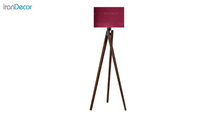 آباژور ایستاده چوبی مدل آرام ML7028/22 زرشکی