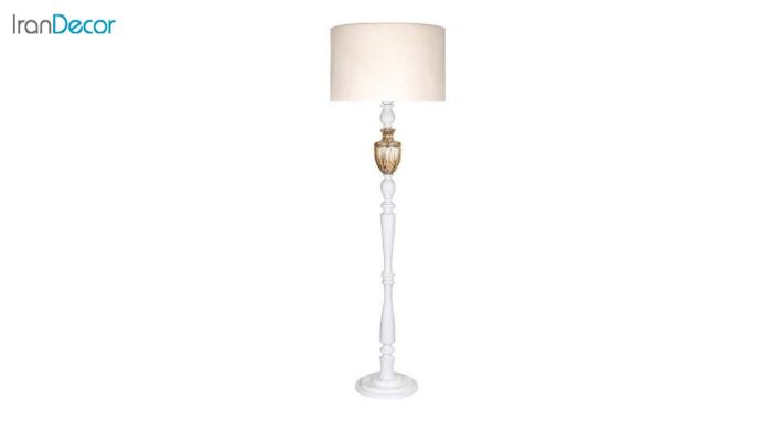 آباژور ایستاده چوبی مدل آرام ML7012/03 سفید