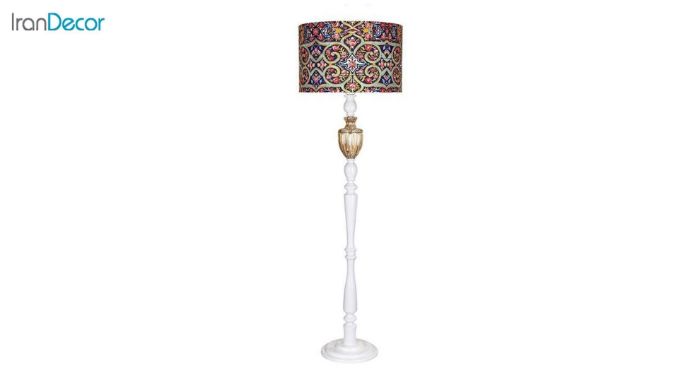 آباژور ایستاده چوبی مدل آرام ML7012/14 سفید