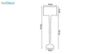 آباژور ایستاده چوبی مدل آرام 03/ML7011 جزئیات