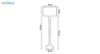 آباژور ایستاده چوبی مدل آرام 10/ML7011 جزئیات