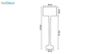 آباژور ایستاده چوبی مدل آرام 10/ML7011 جزئیات