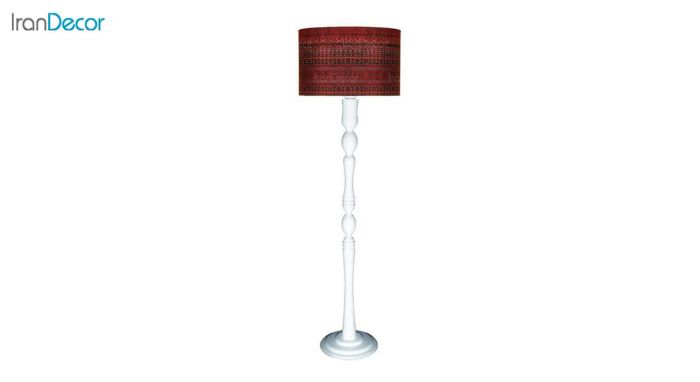 آباژور ایستاده چوبی مدل آرام 11/ML7011 سفید