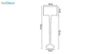 آباژور ایستاده چوبی مدل آرام 11/ML7011 جزئیات