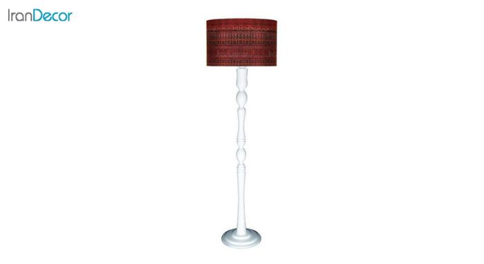 آباژور ایستاده چوبی مدل آرام 11/ML7011 سفید