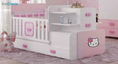 تخت خواب دو منظوره نوزاد و کودک  مدل H6114
