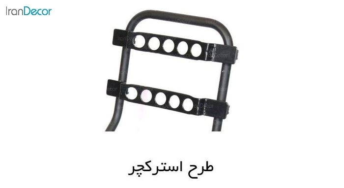 چهار پایه فلزی نهال سان مدل تک حائل کد 125 ارتفاع 50 سانتی متر