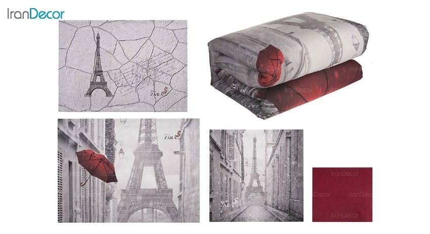 ست روتختی تنسل نرم آسا مدل پاریس Paris