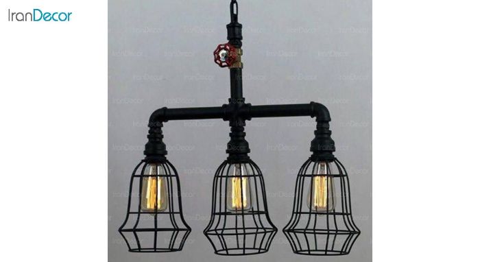 چراغ آویز مدرن 3 شعله آرتا مدل 120/3