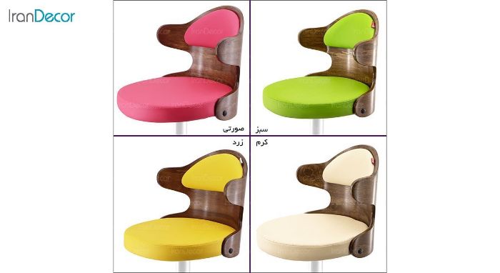 تصویر صندلی اپن هوگر مدل BH360 با پشتی قهوه ای