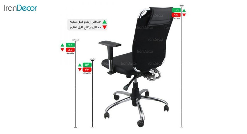 تصویر صندلی کارشناسی هوگر مدل KH410