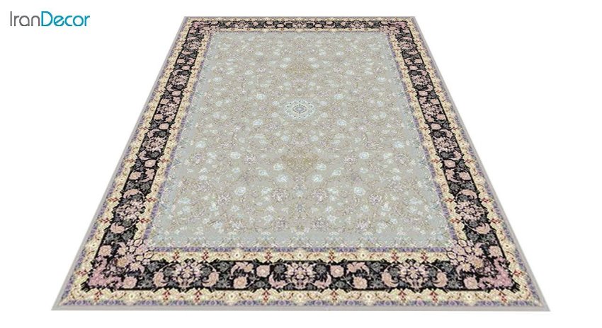 عکس فرش ماشینی 1200 شانه کشمیر طرح  کاخ نقره ای