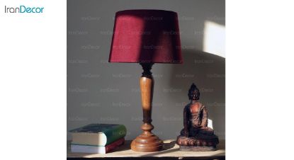 آباژور رومیزی چوبی مدل SH101