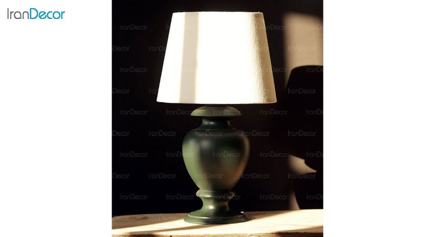 عکس آباژور رومیزی چوبی مدل SH108