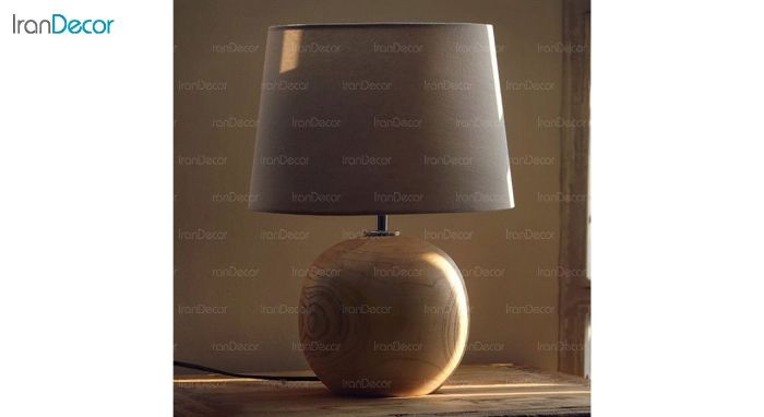 عکس آباژور رومیزی چوبی مدل SH119