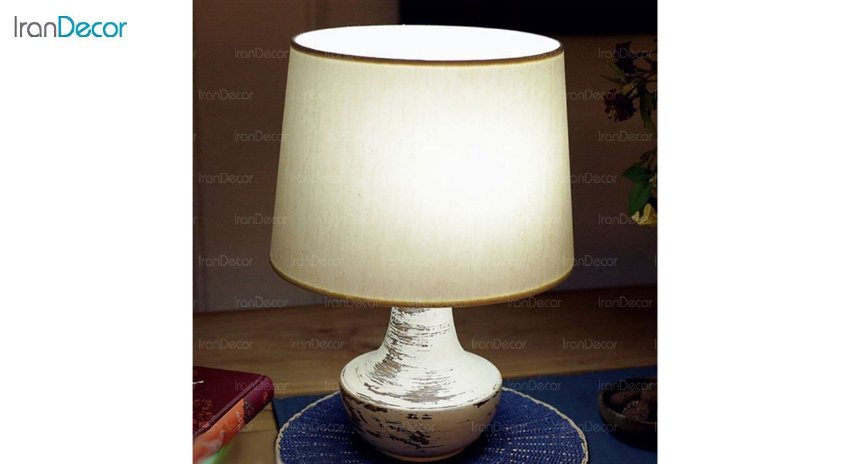 عکس آباژور رومیزی چوبی مدل SH109