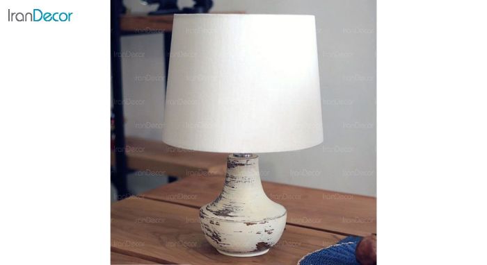 تصویر آباژور رومیزی چوبی مدل SH109