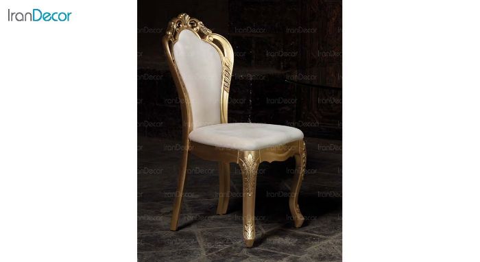 تصویر صندلی ناهار خوری سلطنتی ماندگار مدل رجینا