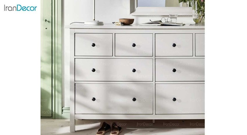 تصویر دراور 8 کشو طرح ایکیا مدل Hemnes