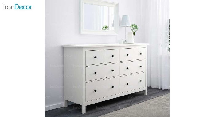 عکس تصویر دراور 8 کشو طرح ایکیا مدل Hemnes