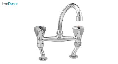 تصویر شیر روشویی کلاسیک قهرمان مدل سه پر کد 750-3/3-70