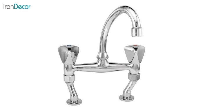تصویر شیر روشویی کلاسیک قهرمان مدل سه پر کد 750-3/3-70