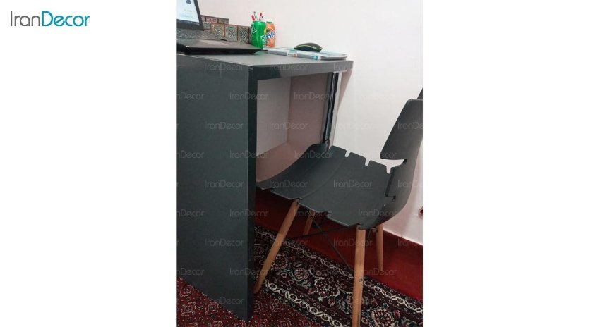 تصویر صندلی پایه ایفلی چوبی بنیزان مدل مرجان کد M500