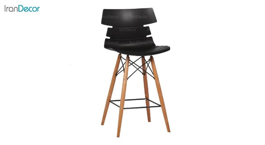 تصویر صندلی اپن پایه چوبی بنیزان مدل مرجان کد M600
