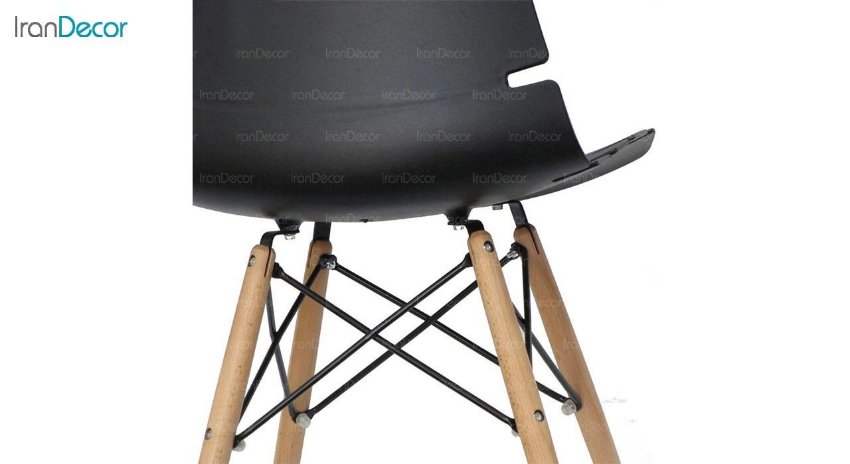 تصویر صندلی اپن پایه چوبی بنیزان مدل مرجان کد M600