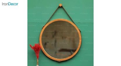 آینه گرد دیواری مدل اسکین کد ML