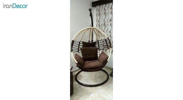 تصویر تاب آمازون چوب مدل ریلکسی