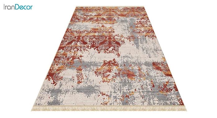 عکس فرش ماشینی کرامتیان طرح وینتیج مدل PT59128-11