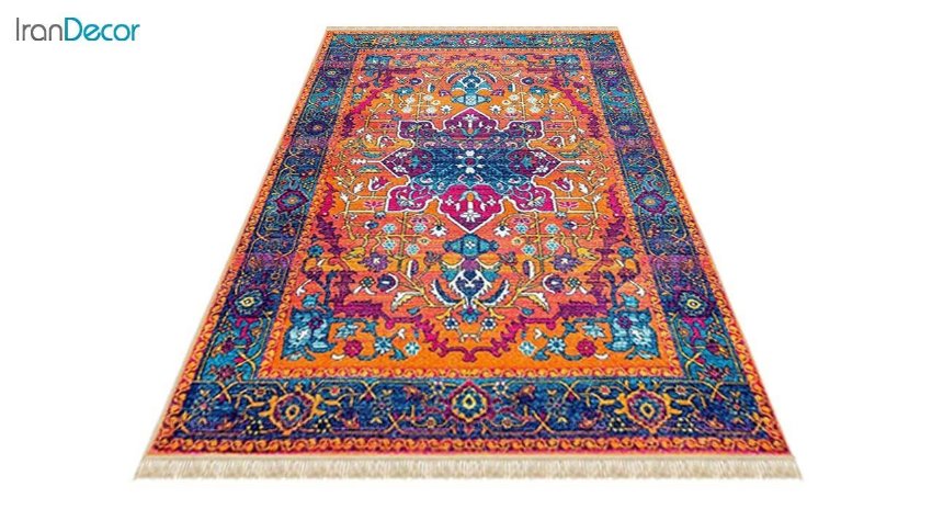 عکس فرش ماشینی کرامتیان طرح وینتیج مدل PT59131-11