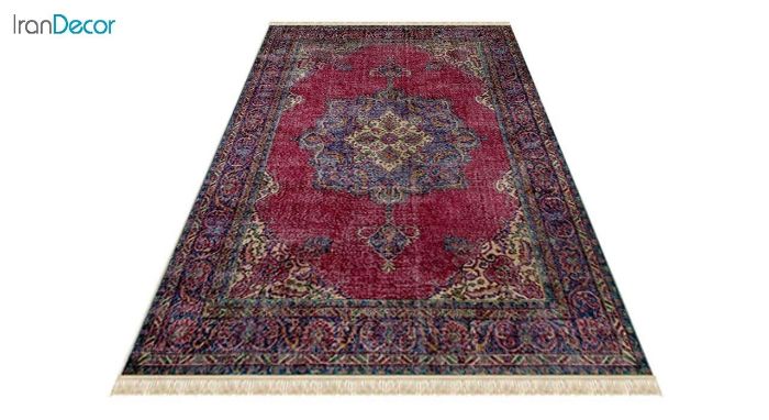 عکس فرش ماشینی کرامتیان طرح وینتیج مدل PT59201-11